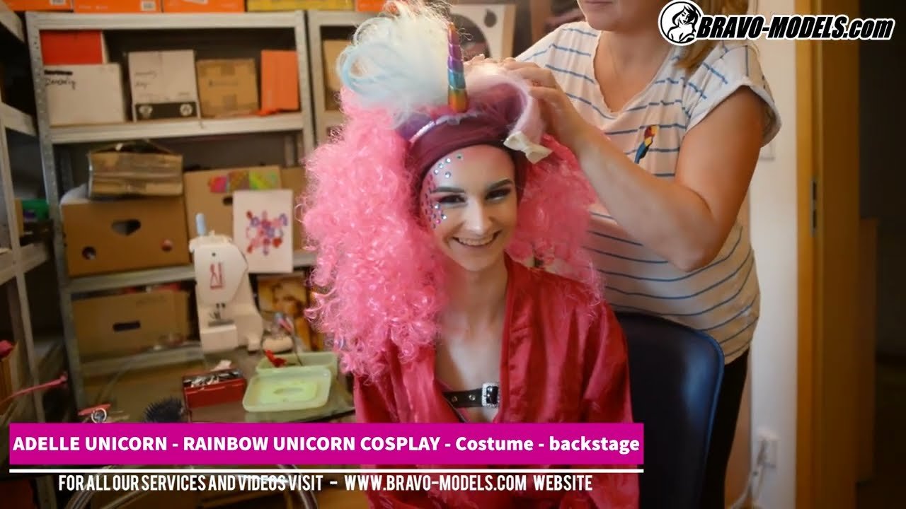 adelle unicorn cosplay duhovy
